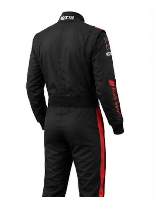 Custom Audi Racing Suit: CIK/FIA Level 2 Karting Race Apparel
