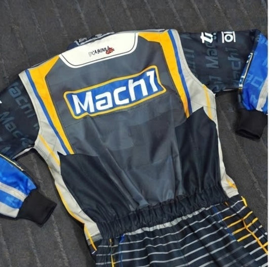 F1 Customized Mach1 Go Kart Racing Suit Made To Order Suit