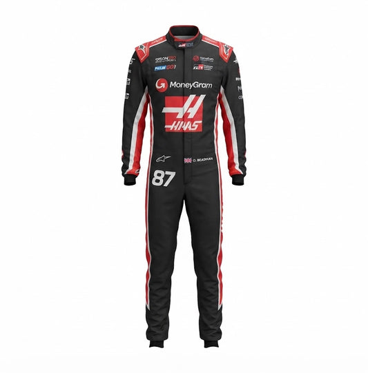 2025 Ollie Bearman F1 Race Suit Replica KART SUIT
