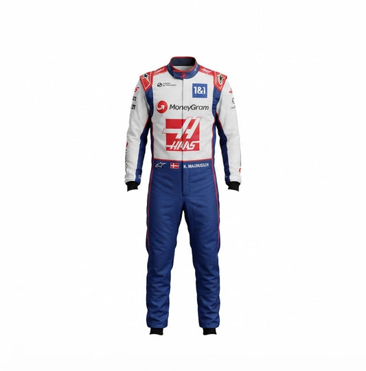 2024 Kevin Magnussen Haas F1 Racing kart suit