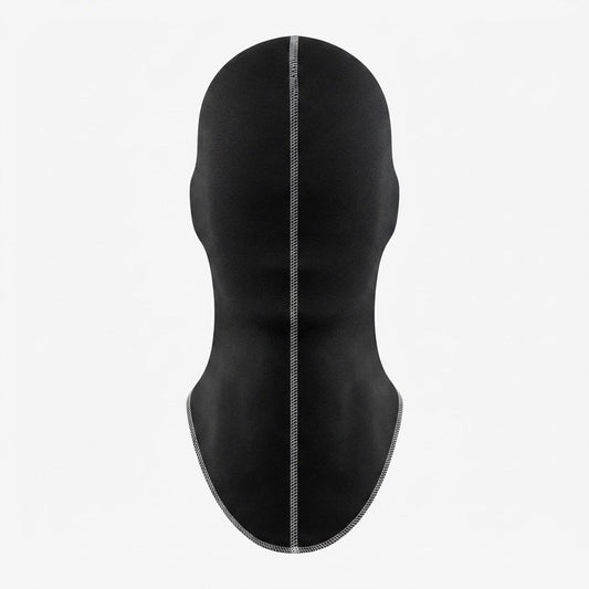 Professional Black Fire-Resistant Racing Balaclava – SFI & FIA Approved, Flatlock Stitching