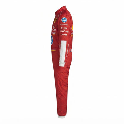 2025 Lewis Hamilton Monza GP Ferrari F1 karting suit