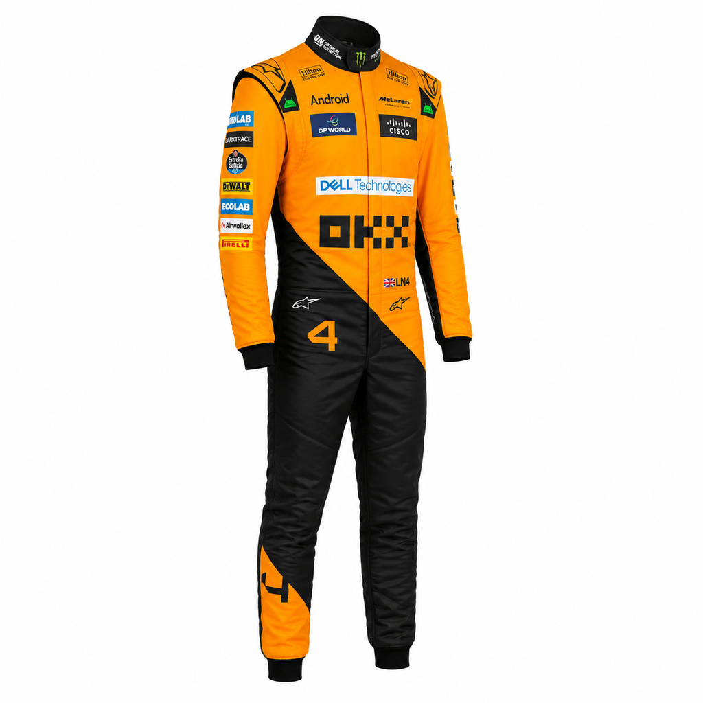 2024 New McLaren Lando Norris F1 Team Race Suit