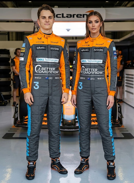 2023 Oscar Piastri McLaren F1 Race Suit KART SUIT