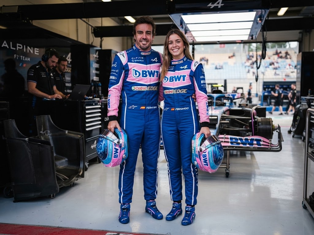 2022 Fernando Alonso BWT Alpine F1 kart Race Suit