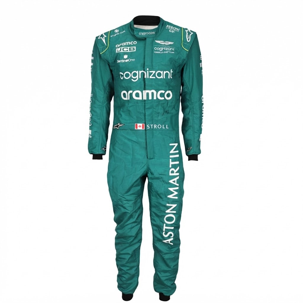 2022 Lance Stroll Aston Martin F1 kart Racing Suit