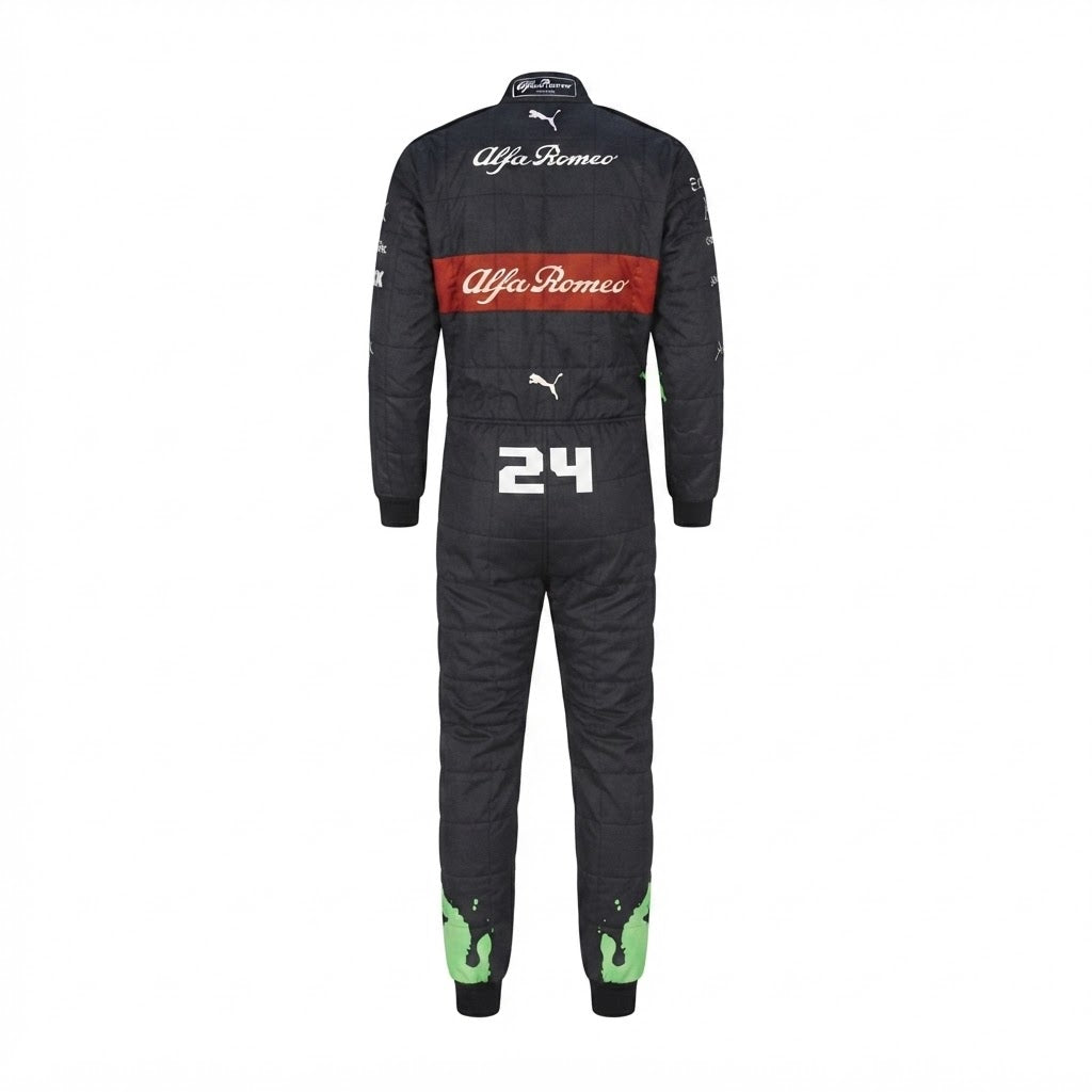 2023 Zhou Guanyu F1 Racing Kart Suits Belgian GP Alfa Romeo