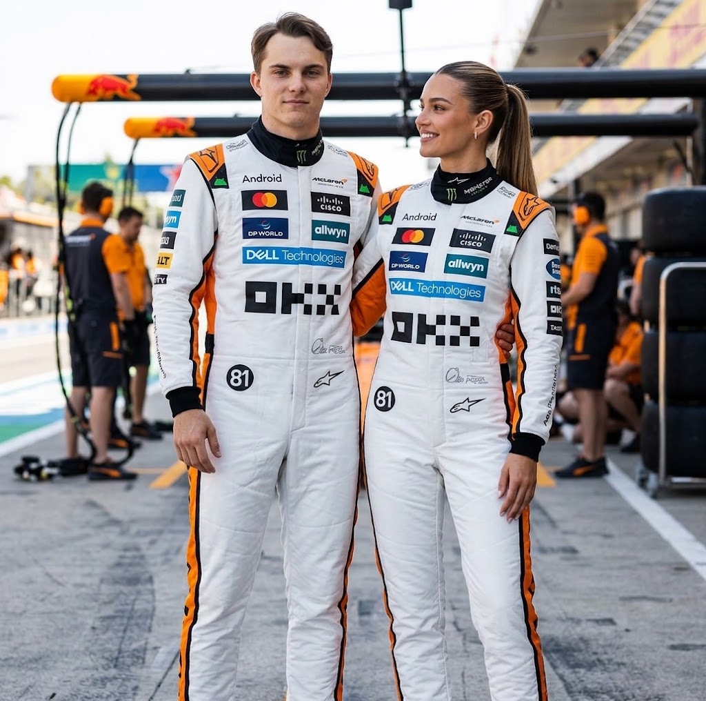 White Karting Racing Suit | Black & Orange Go Kart Suit