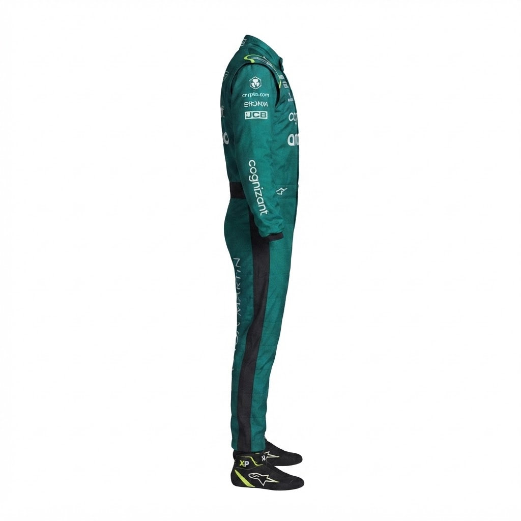 2026 Fernando Alonso Aston Martin F1 kart racing suit