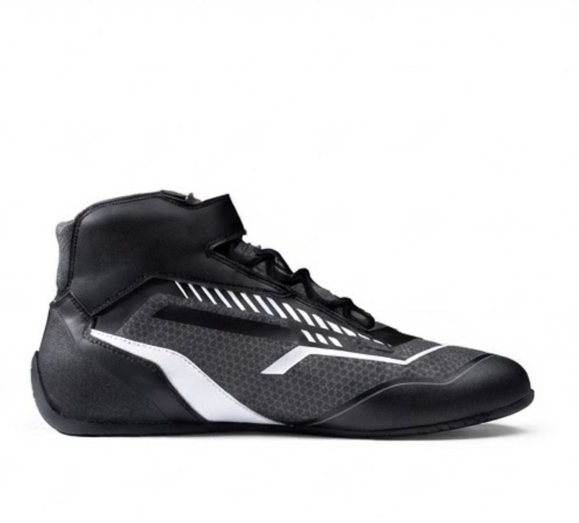V2 Professional High-Top Karting Shoes (Logo-Free Performance Design)