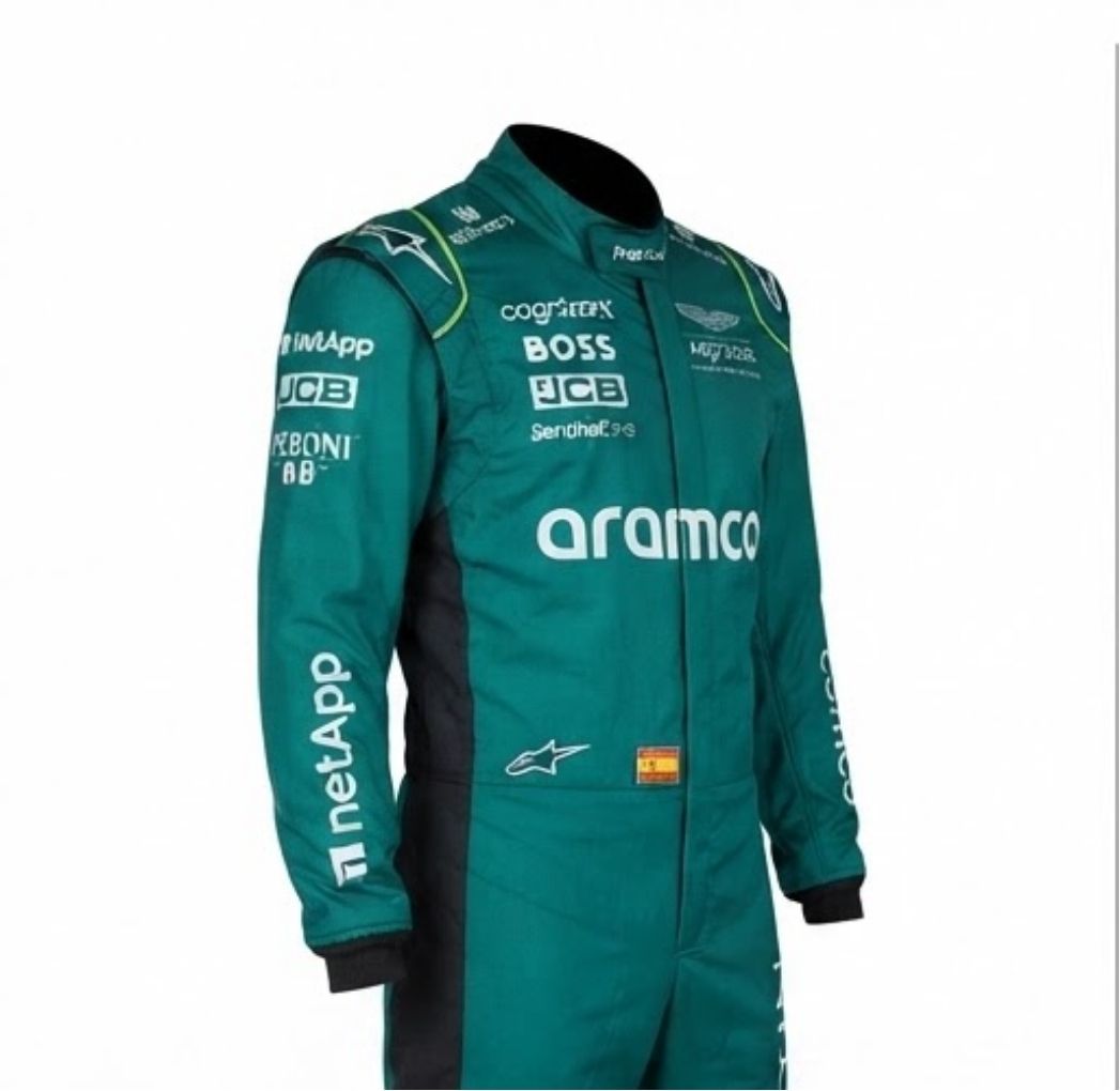 Fernando Alonso 2024 Aston Martin Go Kart Suit - Custom Go Kart Suit