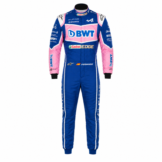 2022 Fernando Alonso BWT Alpine F1 kart Race Suit