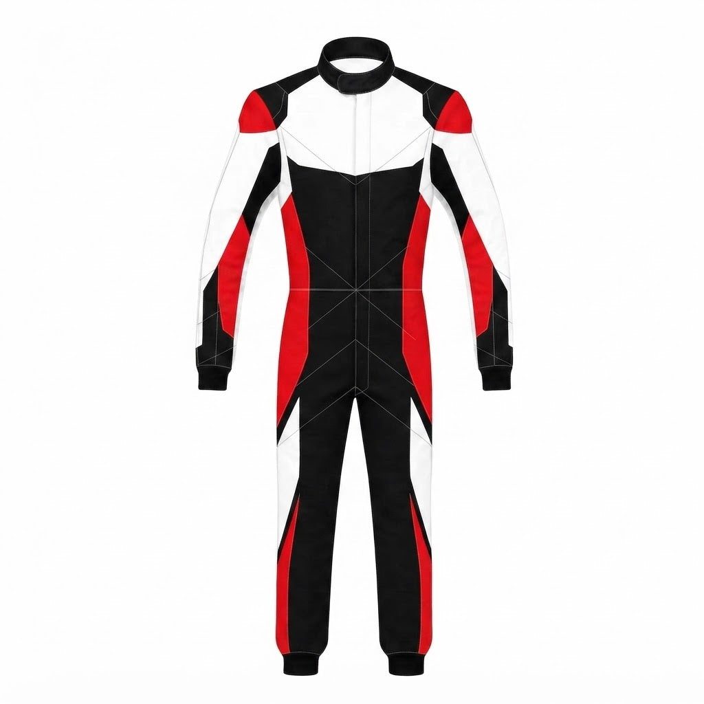 Track-Ready Breathable Karting Suit with Customization Space
