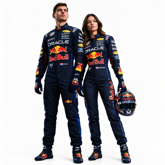 Max Verstappen 2026 Red Bull F1 Race Suit Replica karting suit
