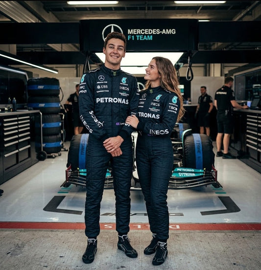 2024 George Russell Mercedes F1 Race Suit kart racing suit