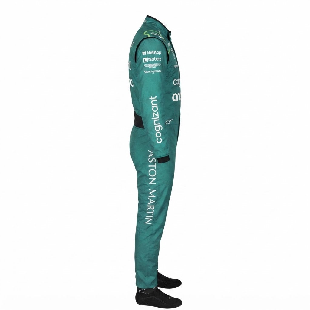 2022 Lance Stroll Aston Martin F1 kart Racing Suit
