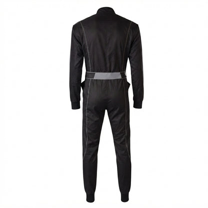 Unbranded Track-Ready Karting Suit - Solid Black