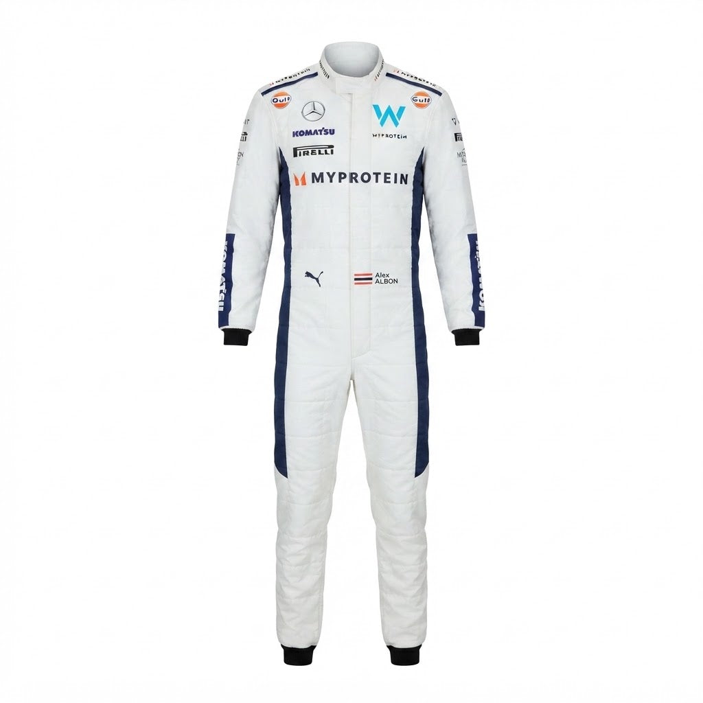2024 Alexander Albon Williams F1 Racing kart Suit