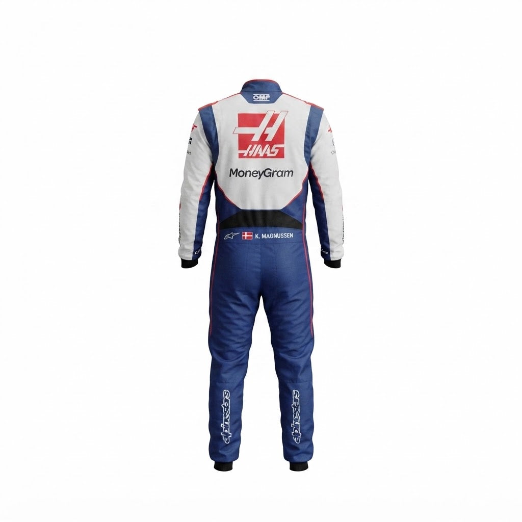 2024 Kevin Magnussen Haas F1 Racing kart suit