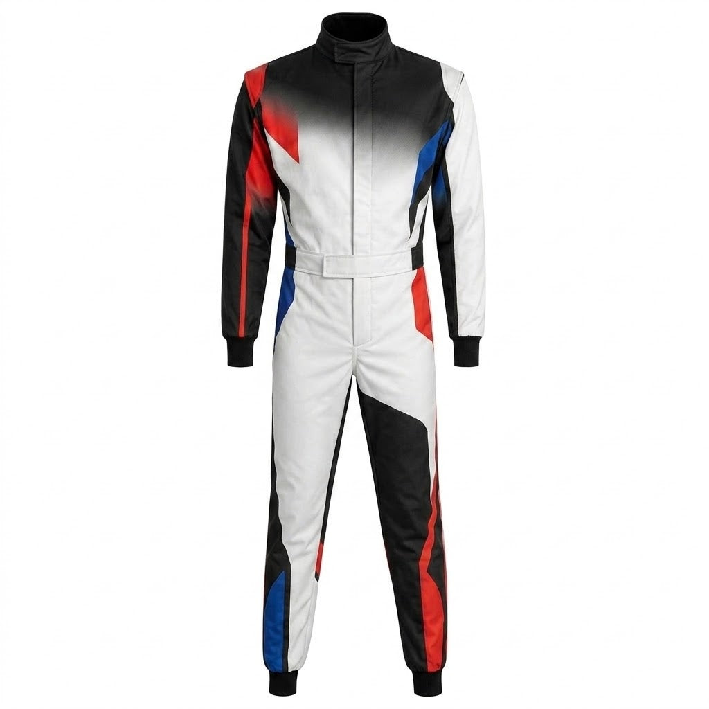 Custom F1-Inspired Ombre Kart Racing Suit – CIK/FIA Level 2 Standard
