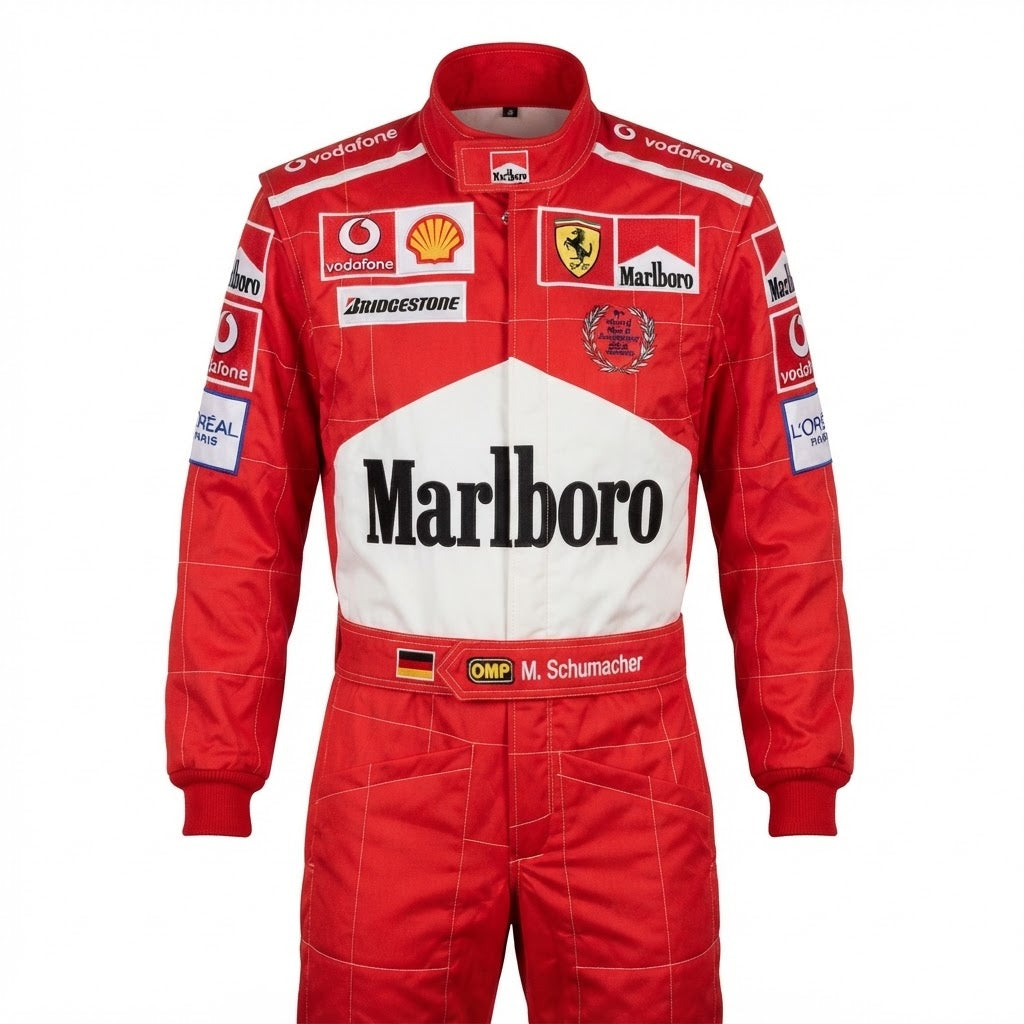 Michael Schumacher F1 Embroidered Race Suit KART SUIT
