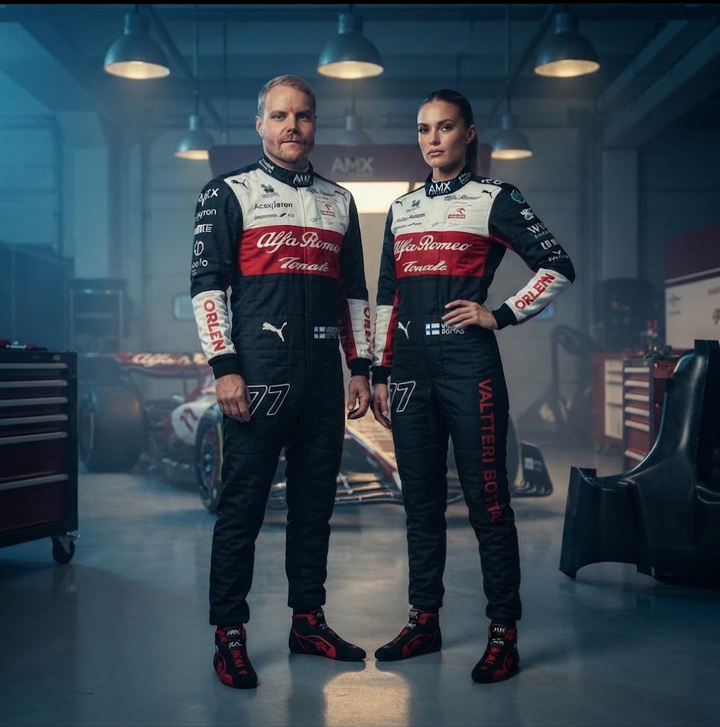 2022 Valtteri Bottas Alfa Romeo F1 Racing kart Suit