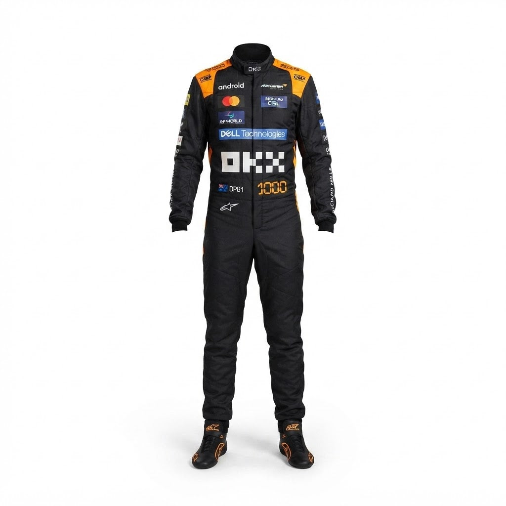 2026 Oscar Piastri McLaren F1 Race Suit Monaco GP Customgokart suit