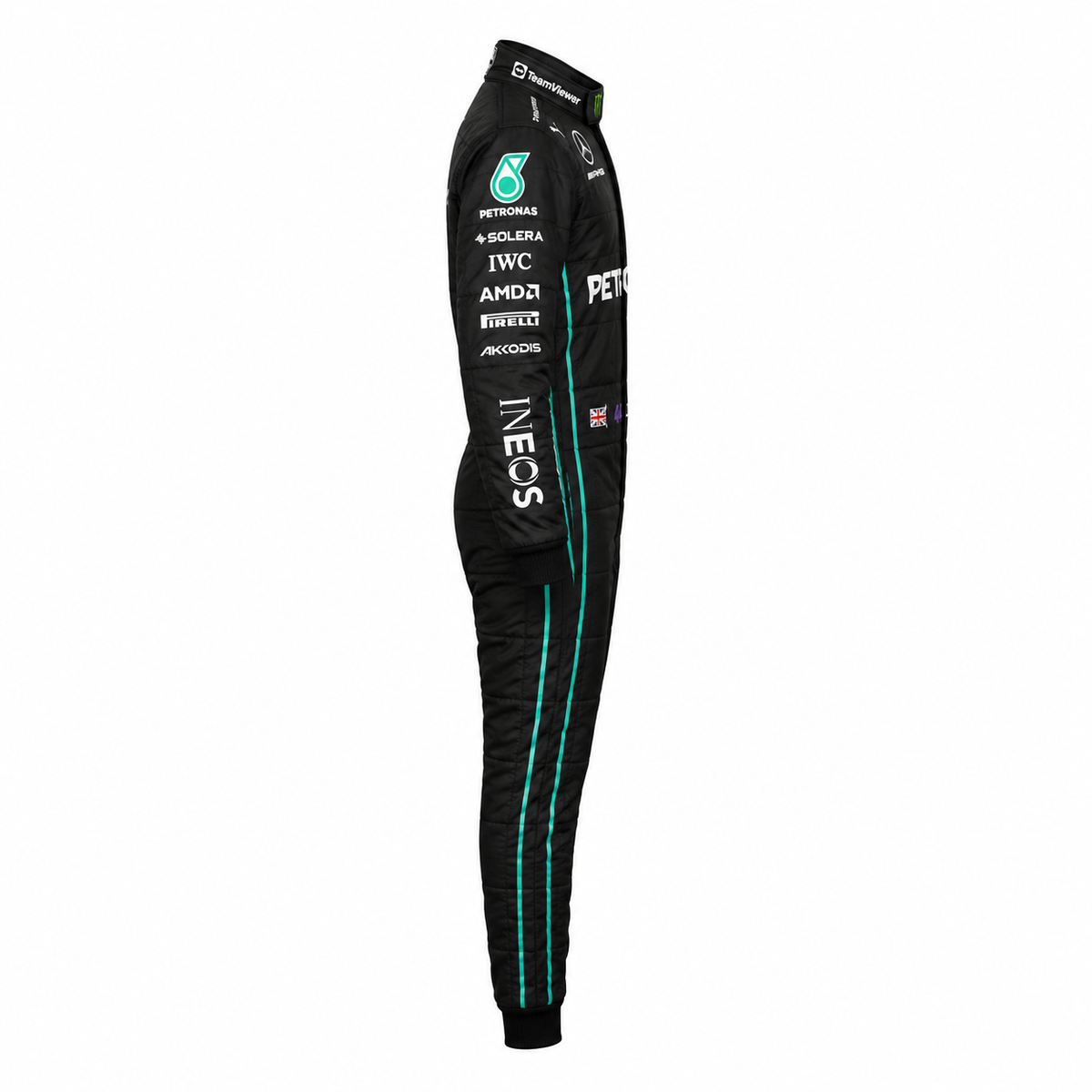 Lewis Hamilton 2022 Mercedes Go Kart Suit - Custom Go Kart Suit