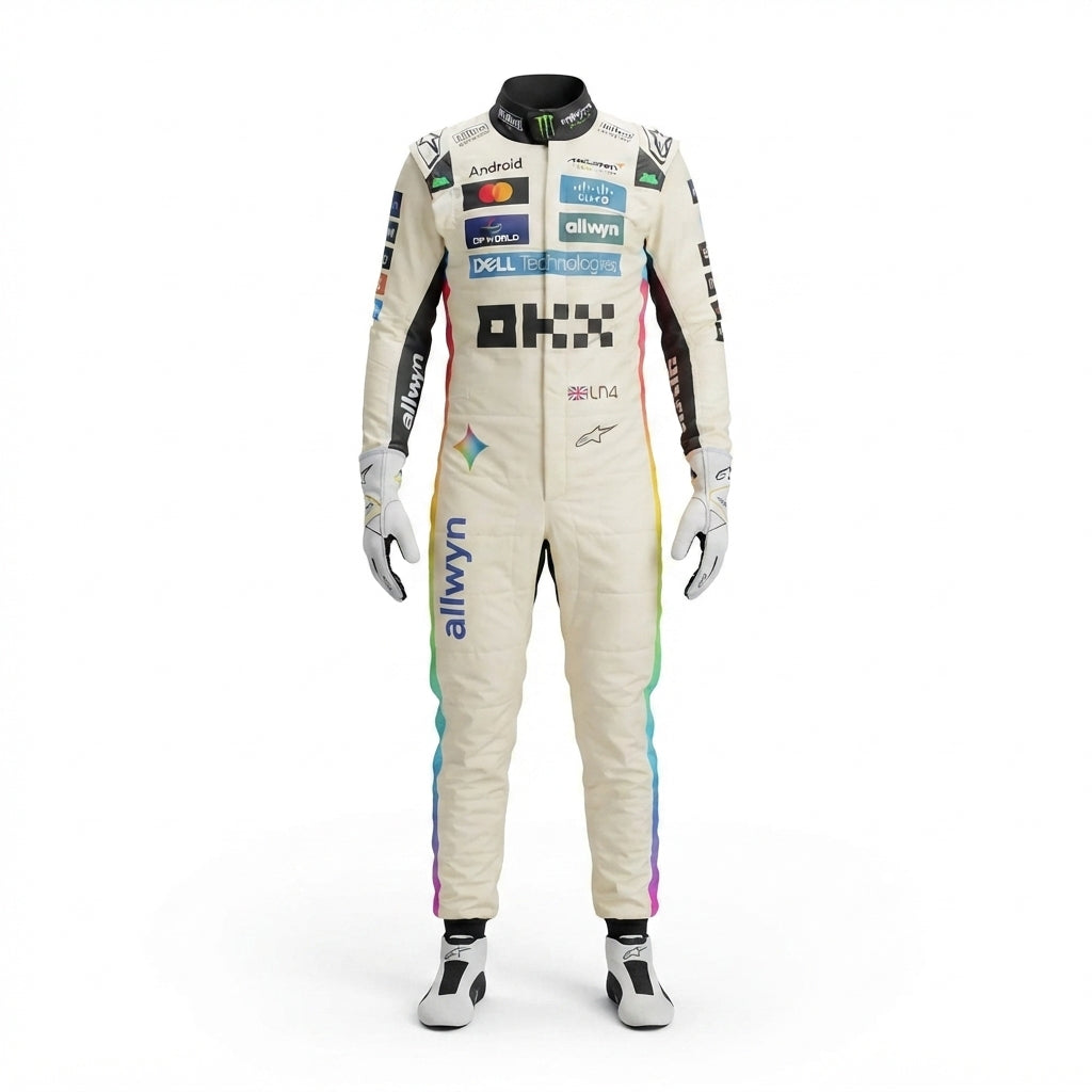 2026 Lando Norris McLaren Gemini F1 Race Suit kart suit