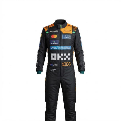 Oscar Piastri 2026 Monaco GP McLaren Go Kart Suit - Custom Go Kart Suit