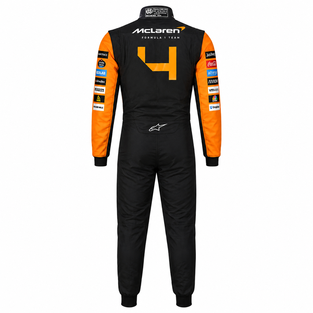 2024 New McLaren Lando Norris F1 Team Race Suit karting suit