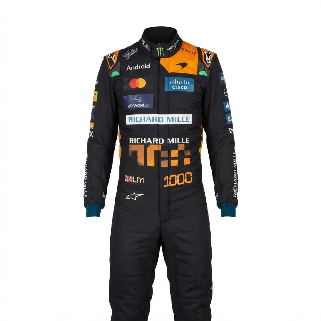 2026 Lando Norris McLaren F1 Race Suit Monaco GP karting suits