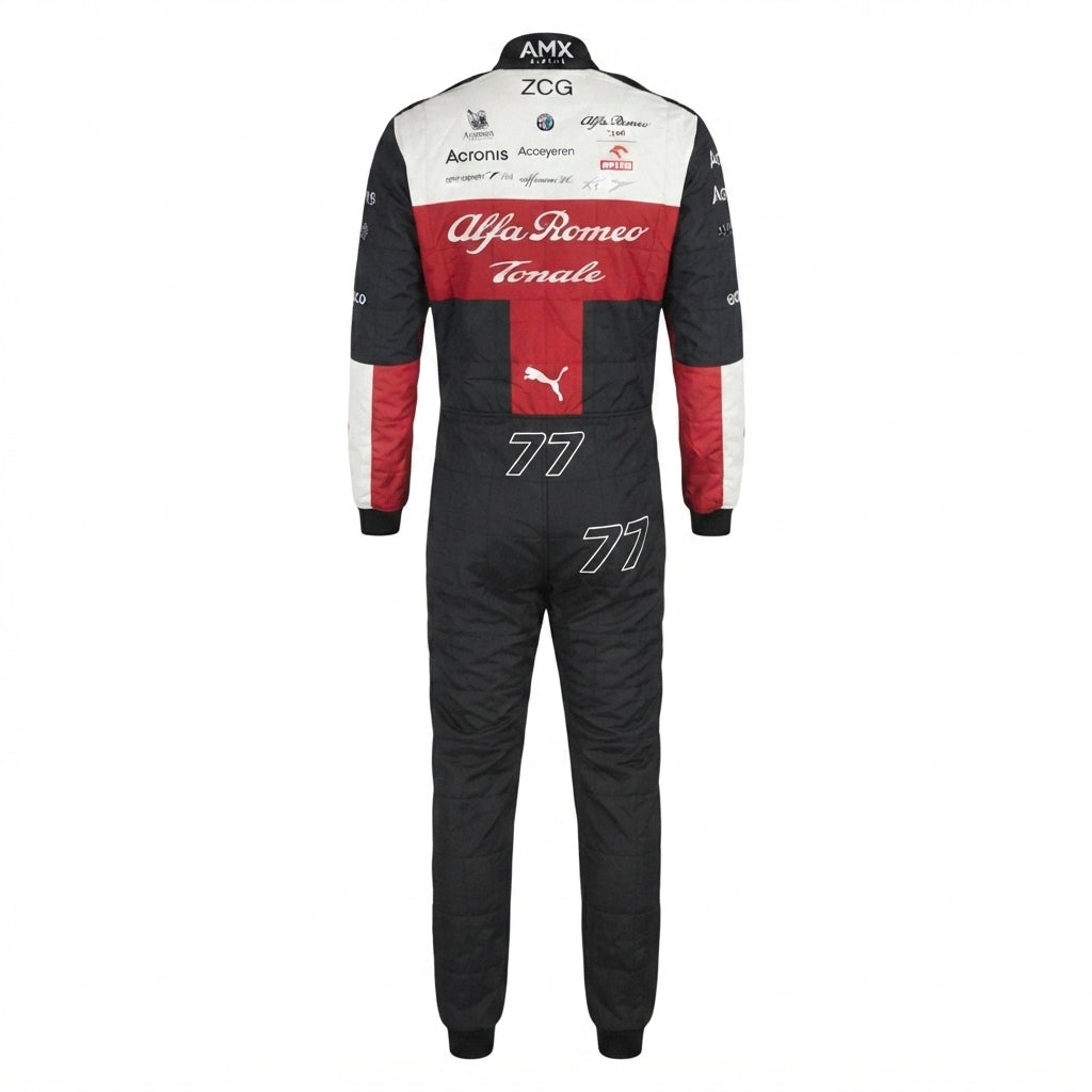2022 Valtteri Bottas Alfa Romeo F1 Racing kart Suit