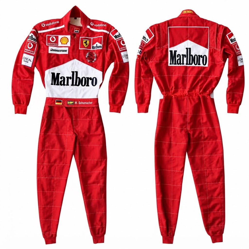 Michael Schumacher F1 Embroidered Race Suit KART SUIT