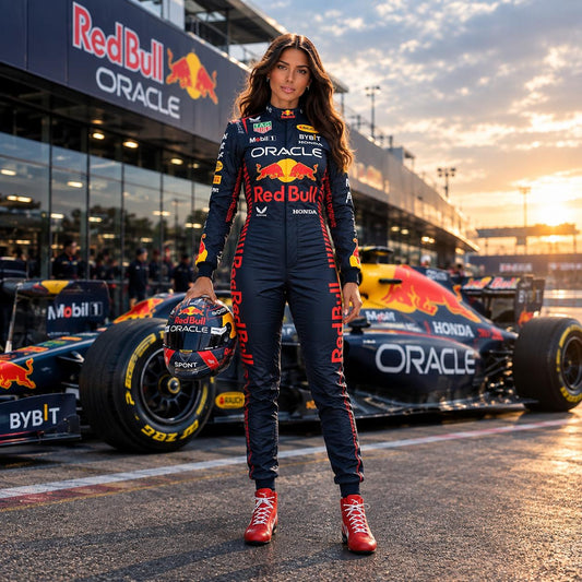 Max Verstappen Red Bull Racing Suit 2026 – F1 Women Race Suit, Formula 1 Costume, Motorsport Racing Outfi