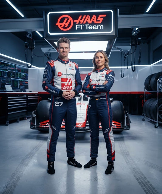 2024 Nico Hulkenberg Haas F1 Race Suit KART SUIT