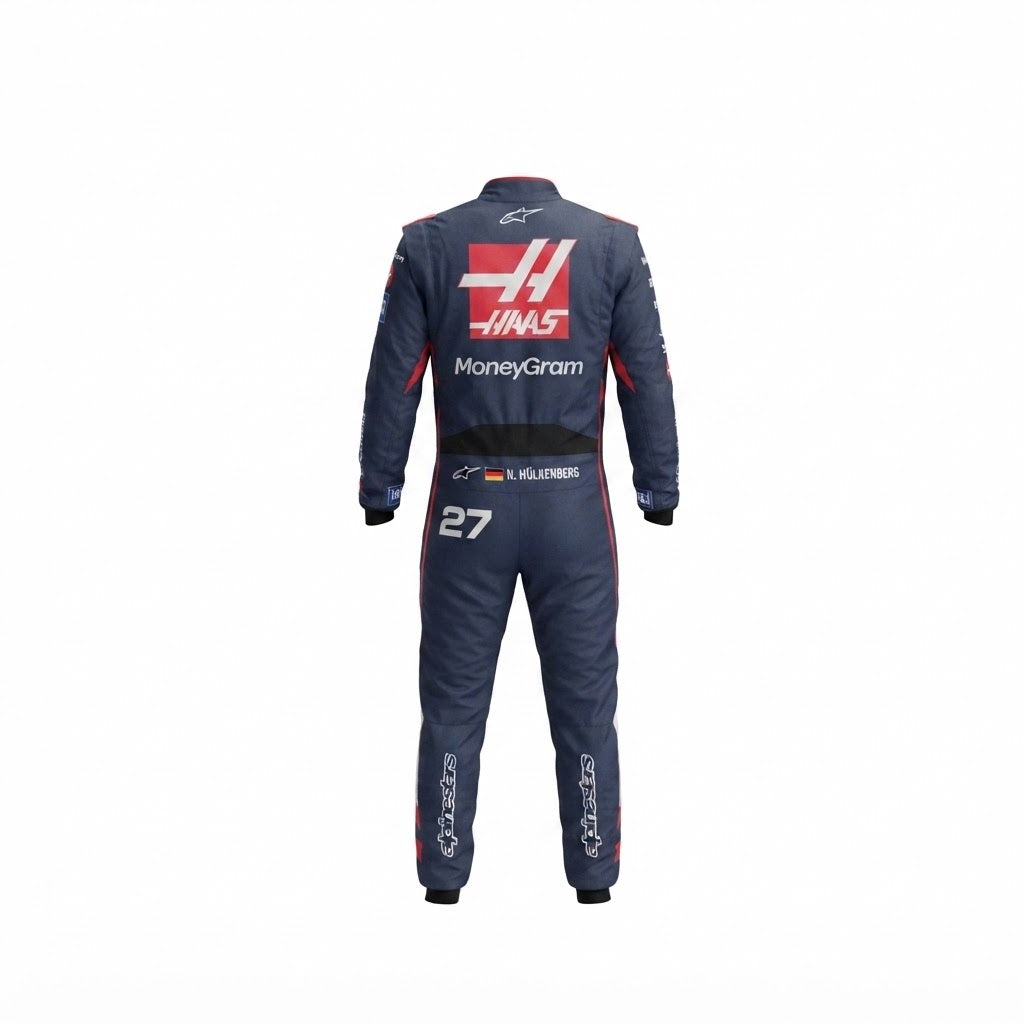 2024 Nico Hulkenberg Haas F1 Race Suit KART SUIT