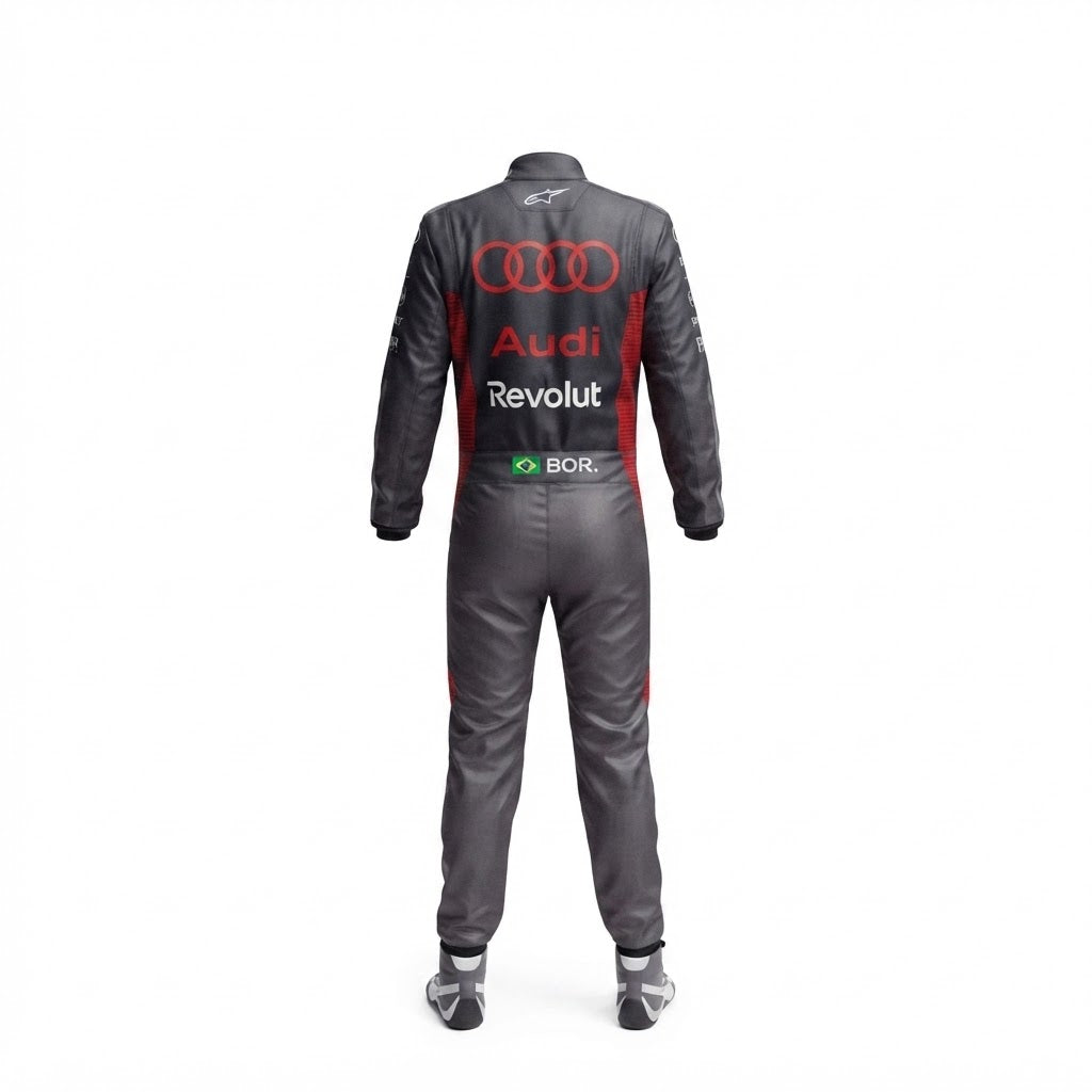 2026 Gabriel Bortoleto Audi F1 Race Suit custom go kart suit