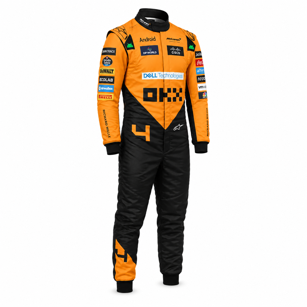 2024 New McLaren Lando Norris F1 Team Race Suit karting suit