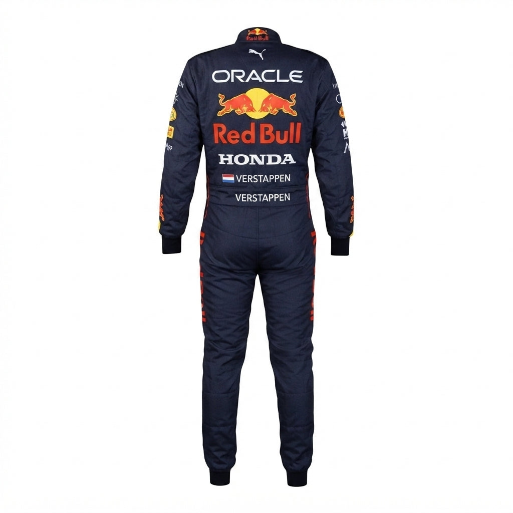 2022 Red Bull Max Verstappen F1 Race Suit custom go kart racing suit