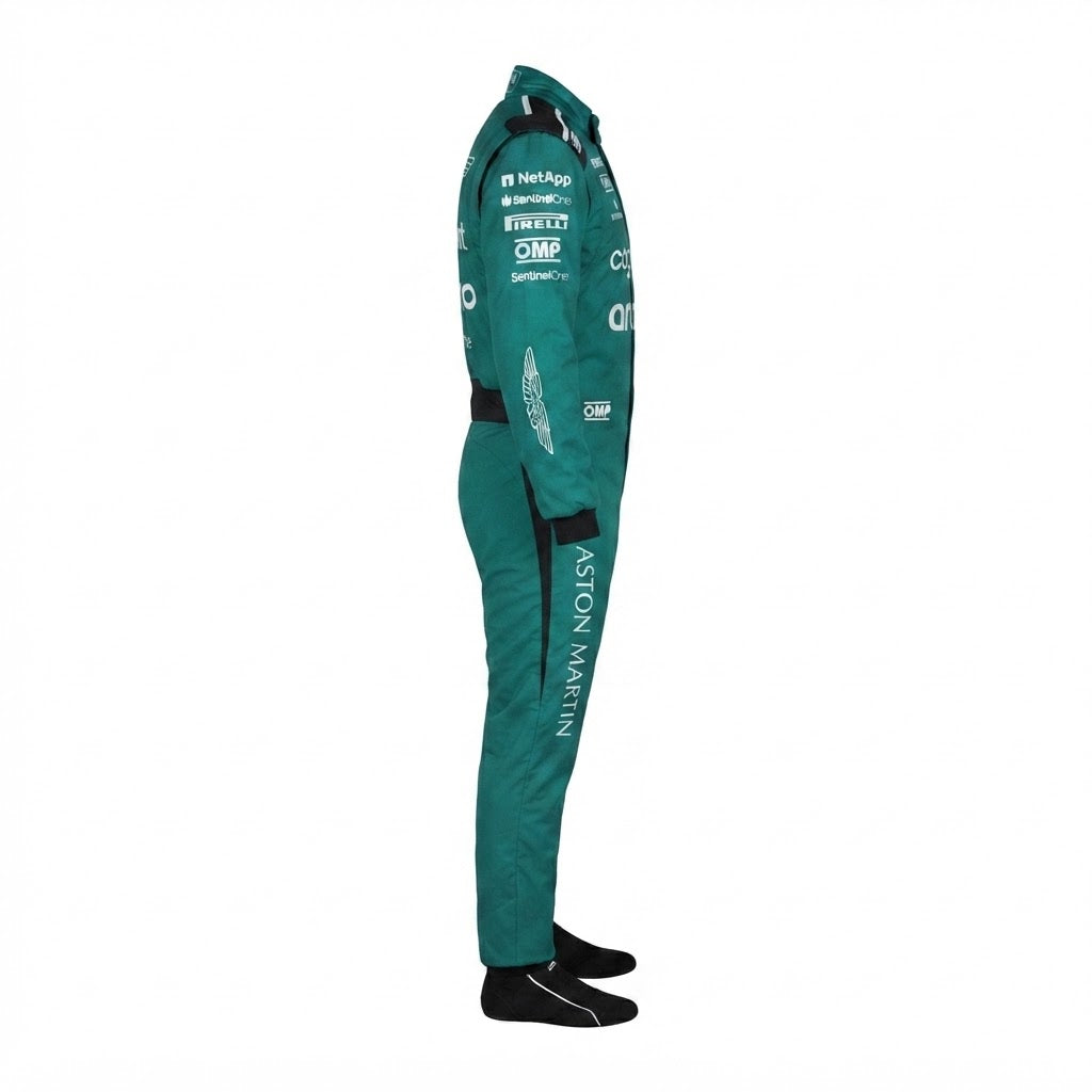 2024 Lance Stroll Aston Martin F1 Race Suit kart racing suit