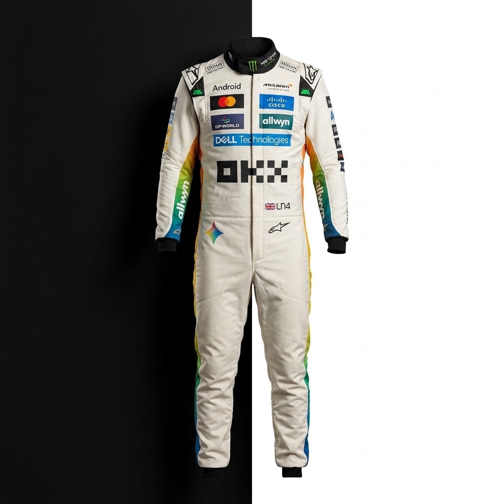 2026 Lando Norris McLaren Gemini F1 Race Suit karting race suit