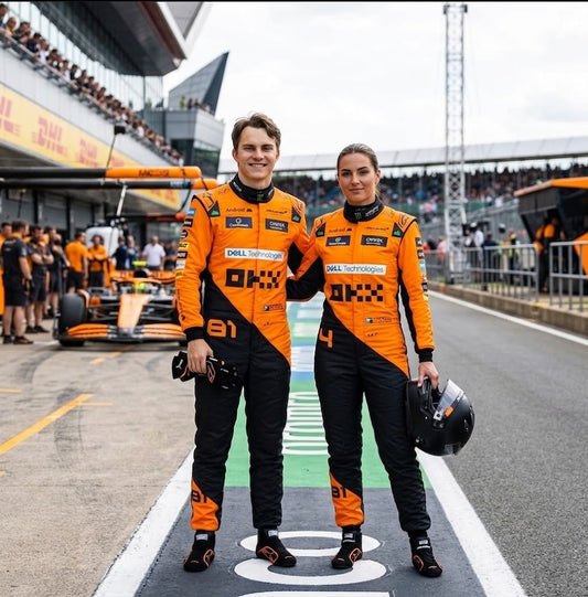 2024 New McLaren Oscar Piastri F1 Team Race Suit kart suit