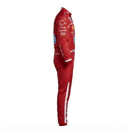 Buy 2025 Charles Leclerc Ferrari F1 Racing kart Suit Replica