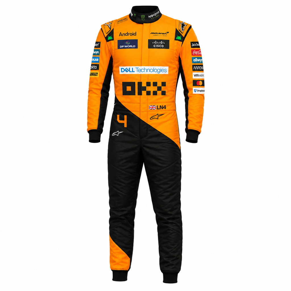 2024 New McLaren Lando Norris F1 Team Race Suit