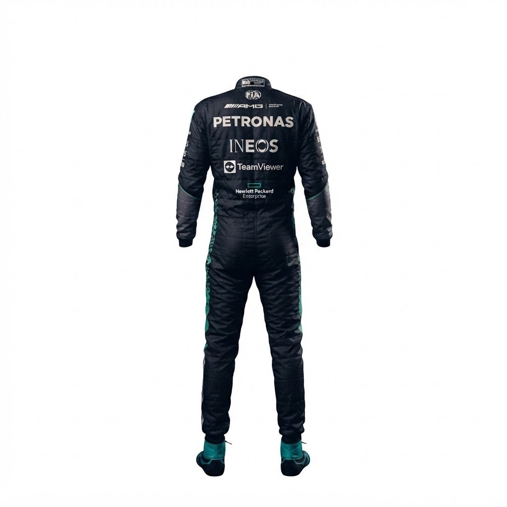2026 George Russell F1 Race Suit Replica custom go kart suit