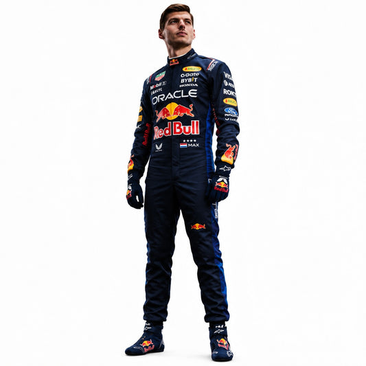 Max Verstappen 2026 Red Bull F1 Race Suit Replica karting suit