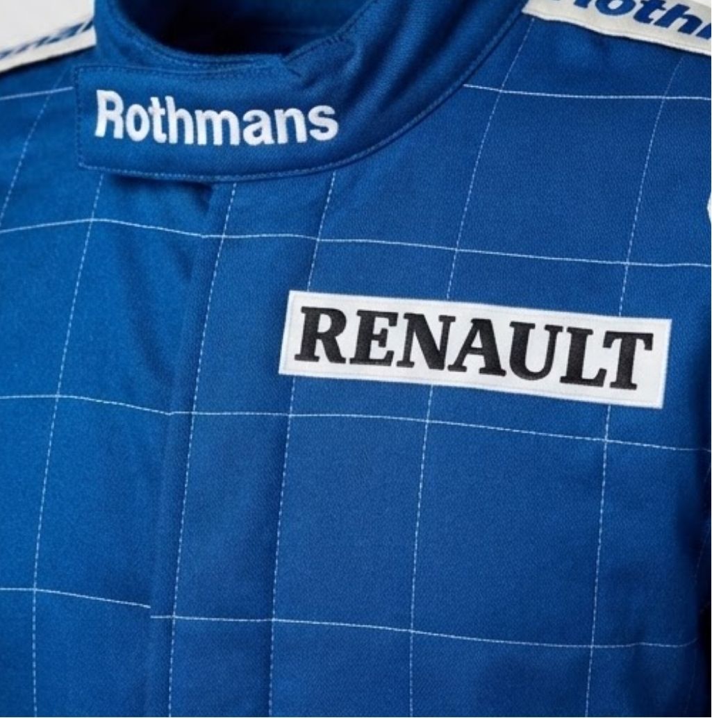 F1 Ayrton Senna Go kart Racing Suit: Williams Rothmans CIK/FIA Level 2