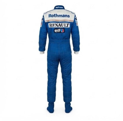 F1 Ayrton Senna Go kart Racing Suit: Williams Rothmans CIK/FIA Level 2