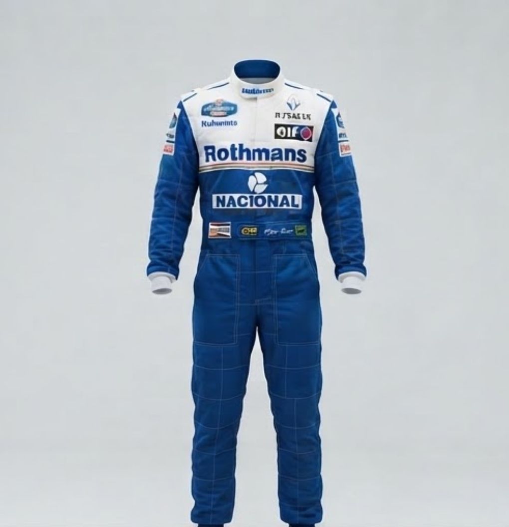 1994 Ayrton Senna Rothmans F1 Racing Suit - CIK/FIA Level 2 KIDS and Adult